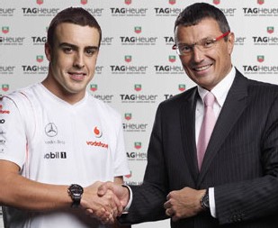 Fernando Alonso et Jean-Christophe Babin Fernando Alonso et Jean-Christophe Babin