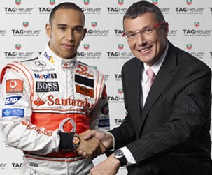 Lewis Hamilton et Jean-Christophe Babin Lewis Hamilton et Jean-Christophe Babin