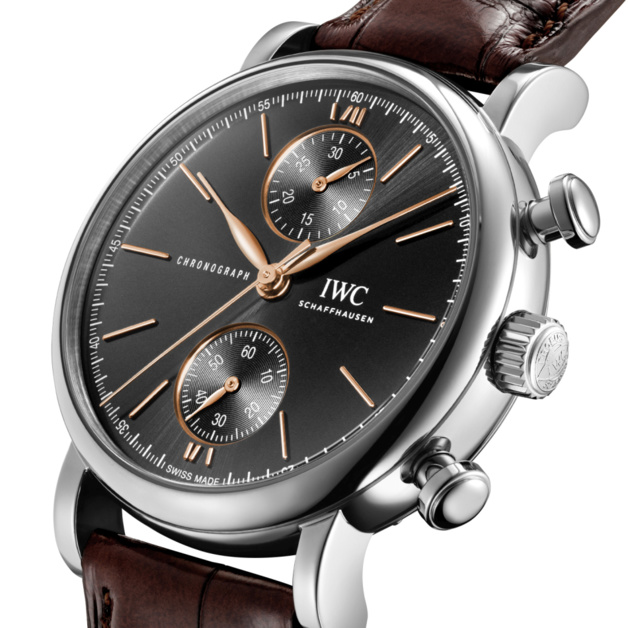 IWC : trois nouveaux chronos Portofino en 39 mm acier