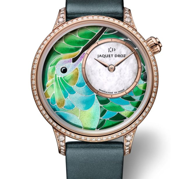 Jaquet Droz Petite Heure Minute Smalta Clara Colibri Jaquet Droz Petite Heure Minute Smalta Clara Colibri