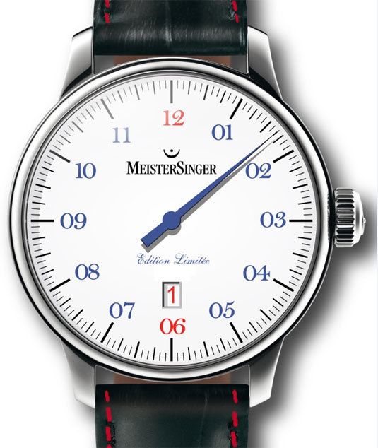 MeisterSinger Série Limitée France 2013 : 50 exemplaires en bleu, blanc, rouge MeisterSinger Série Limitée France 2013 : 50 exemplaires en bleu, blanc, rouge