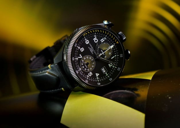 Hamilton Khaki Takeoff Auto Chrono : hommage à Dario Costa Hamilton Khaki Takeoff Auto Chrono : hommage à Dario Costa