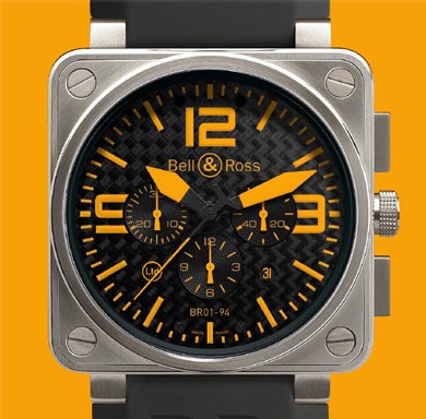 Instrument BR 01-94 Titanium Orange de Bell & Ross