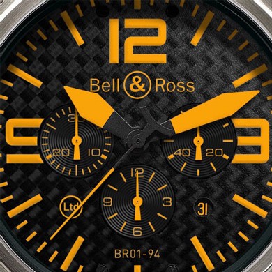 Instrument BR 01-94 Titanium Orange de Bell & Ross