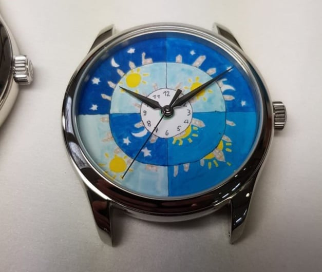 Résultat du concours pour enfants "Dessines le cadran de ta montre" avec Roventa-Henex Résultat du concours pour enfants "Dessines le cadran de ta montre" avec Roventa-Henex