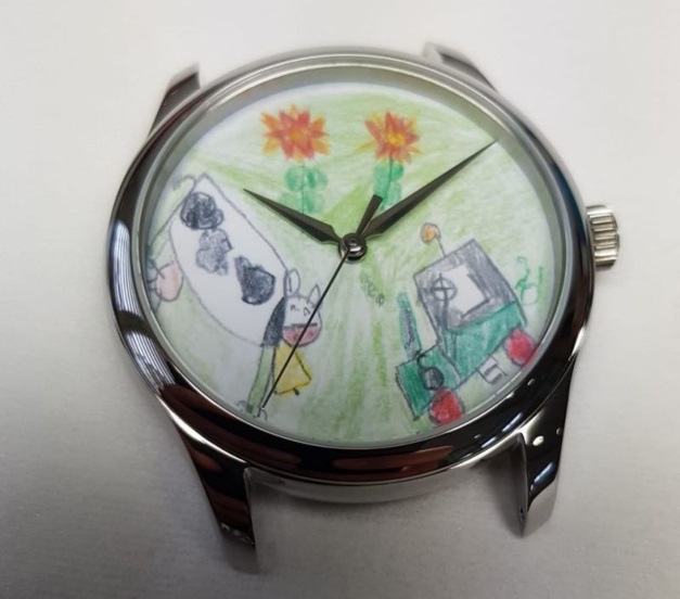 Résultat du concours pour enfants "Dessines le cadran de ta montre" avec Roventa-Henex
