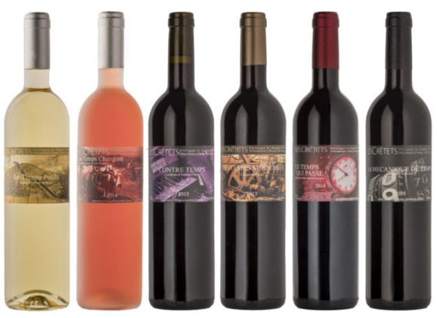 Les vins "Les Temps" domaine Les Crêtets Les vins "Les Temps" domaine Les Crêtets