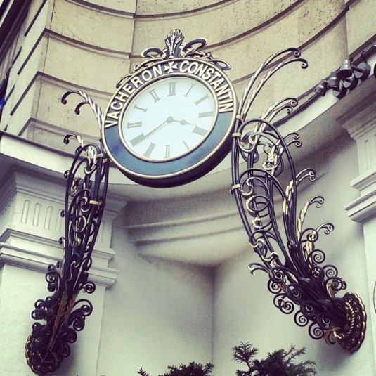 Horloge Vacheron Constantin, rue de la Paix à Paris Horloge Vacheron Constantin, rue de la Paix à Paris