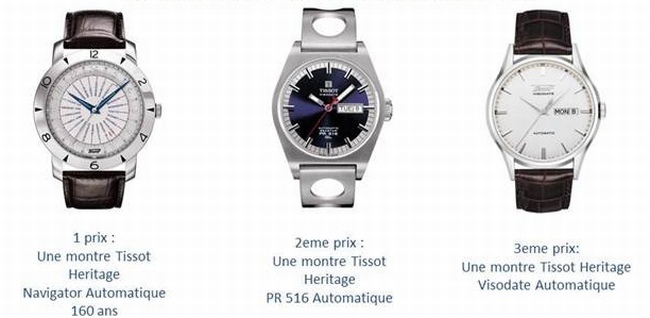 Tissot : gagner une montre de la collection Heritage pour le 160ème anniversaire de la marque Tissot : gagner une montre de la collection Heritage pour le 160ème anniversaire de la marque