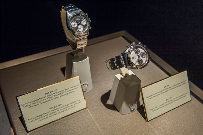 De Daytona au cosmograph daytona : les premières photos de l’exposition Rolex au Bon Marché