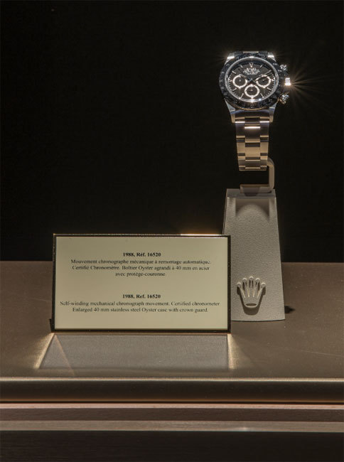 De Daytona au cosmograph daytona : les premières photos de l’exposition Rolex au Bon Marché