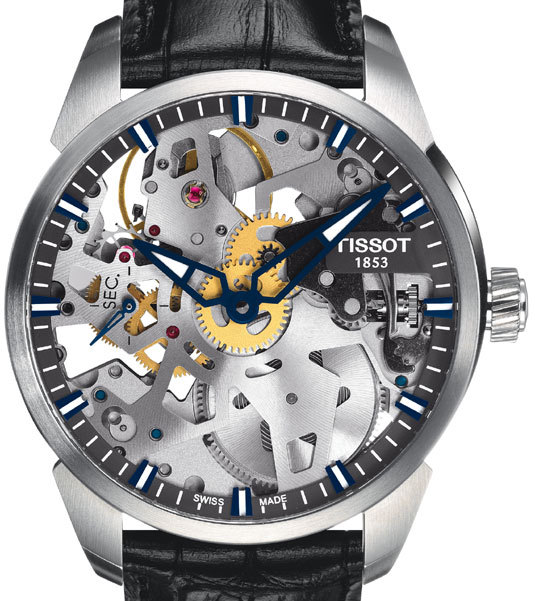 Tissot T-Complication Squelette : le temps en mouvement…