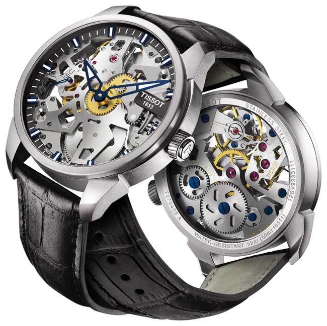 Tissot T-Complication Squelette : le temps en mouvement…