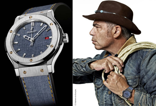 Hublot : une série limitée Classic Fusion Jeans pour Chronopassion à Paris : Macadam Cow-Boy