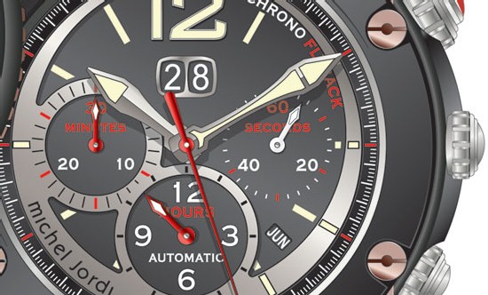 La Twins Chrono Titan de Michel Jordi : deux montres en une, habillée(s) de titane et d'or rouge La Twins Chrono Titan de Michel Jordi : deux montres en une, habillée(s) de titane et d'or rouge