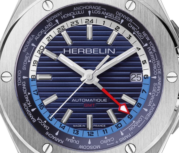 Herbelin Cap Camarat automatique GMT : embarquement immédiat Herbelin Cap Camarat automatique GMT : embarquement immédiat