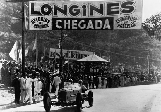 Chronométrage du Grand Prix du Brésil, 1933.