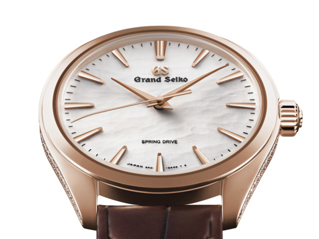 Grand Seiko Spring Drive : un cadran tel un paysage hivernal du Shinshu