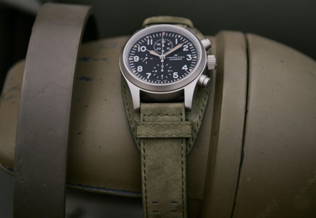 Hamilton : quand la Khaki Field se fait chrono et renforce son look militaire