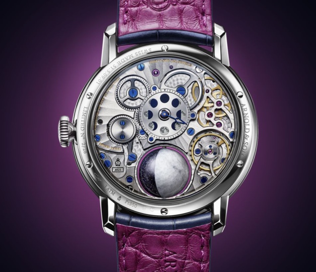Arnold & Son Luna Magna Platinum : au clair... obscur de la Lune Arnold & Son Luna Magna Platinum : au clair... obscur de la Lune