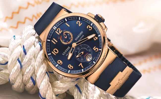 Ulysse Nardin Marine Chronometer Manufacture, or rose