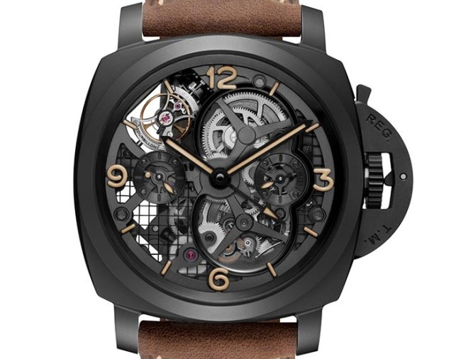 Panerai Lo Scienziato Luminor 1950 Tourbillon GMT Ceramica