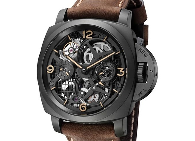 Panerai Lo Scienziato Luminor 1950 Tourbillon GMT Ceramica