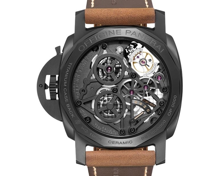 Panerai Lo Scienziato Luminor 1950 Tourbillon GMT Ceramica