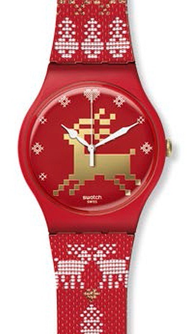 Swatch : partenaire du sapin de noël des Galeries Lafayette Haussmann