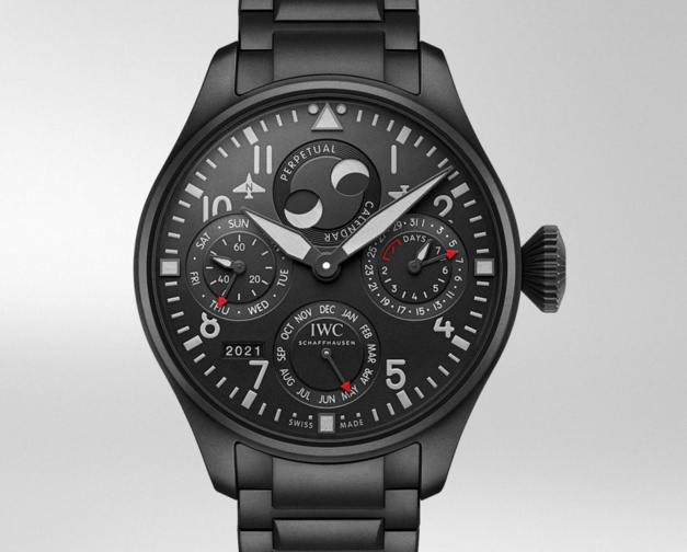 IWC Montre d'Aviateur Calendrier Perpétuel Top Gun Ceratanium IWC Montre d'Aviateur Calendrier Perpétuel Top Gun Ceratanium