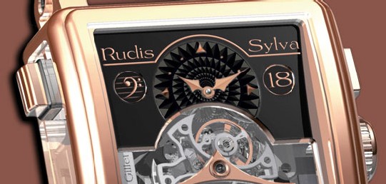 Rudy Silva, série Romain Gillet : double régulateur à résonance avec grande date et sonnerie, en or ou platine Rudy Silva, série Romain Gillet : double régulateur à résonance avec grande date et sonnerie, en or ou platine