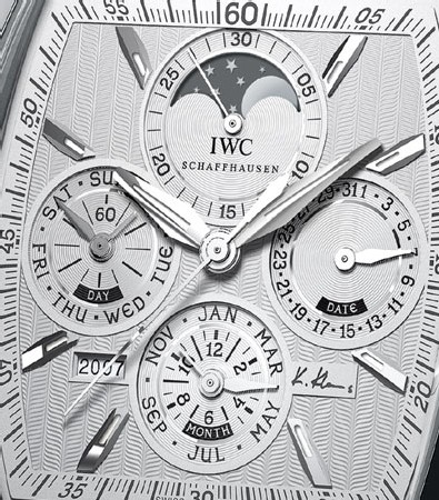 Da Vinci IWC Calendrier Perpétuel Special Edition Kurt Klaus Da Vinci IWC Calendrier Perpétuel Special Edition Kurt Klaus