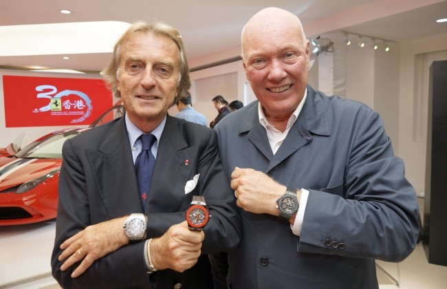 Luca di Montezemolo et Jean Claude Biver Luca di Montezemolo et Jean Claude Biver