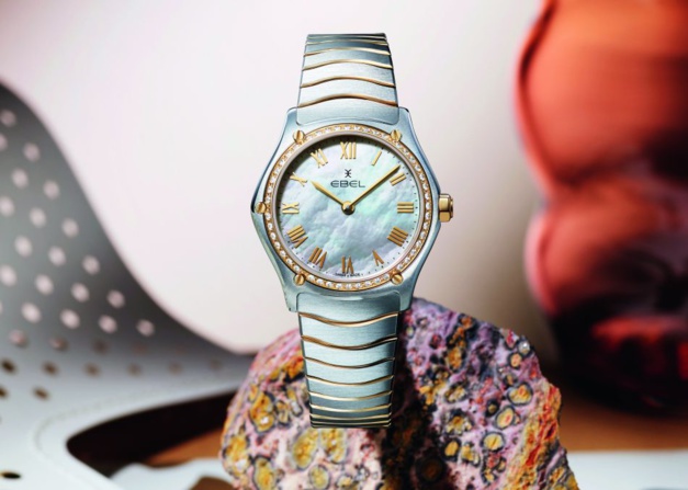Ebel Sport Classic Lady : cadran nacre et chiffres romains Ebel Sport Classic Lady : cadran nacre et chiffres romains