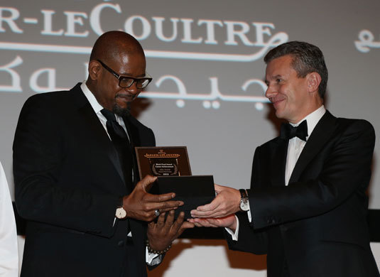 Abu Dhabi : Jaeger-LeCoultre récompense Forest Whitaker pour l’ensemble de sa carrière