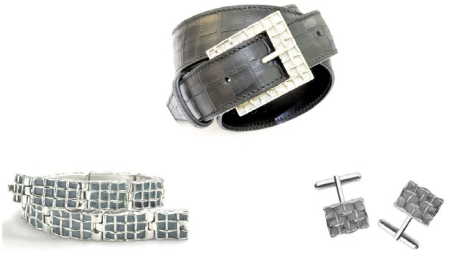 Teluric de Patrice Fabre : des bijoux pour hommes en or, en acier, en argent et en béton Teluric de Patrice Fabre : des bijoux pour hommes en or, en acier, en argent et en béton