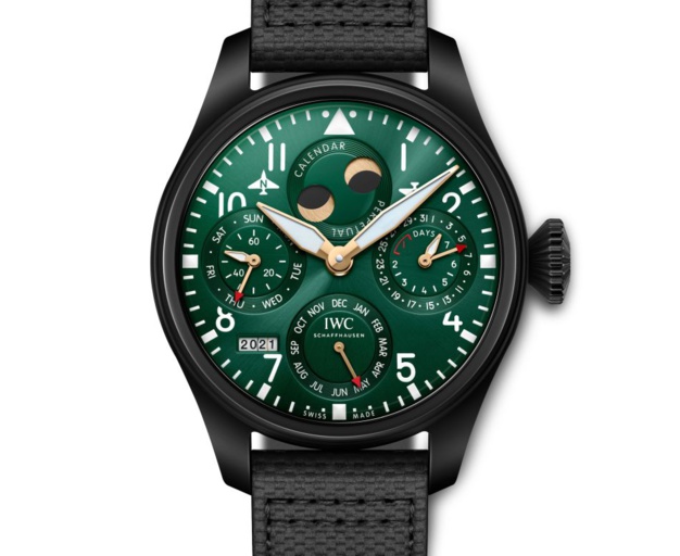 Grande Montre d’Aviateur Calendrier perpétuel Édition « Racing Green »