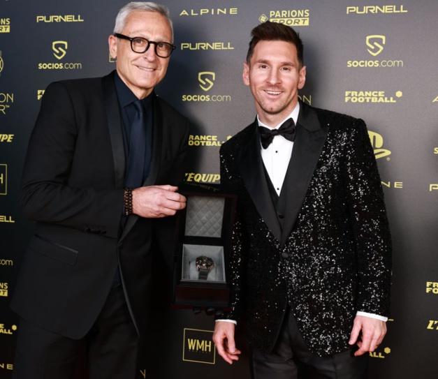 Purnell partenaire officiel du Ballon d'or qui revient une nouvelle fois à Lionel Messi