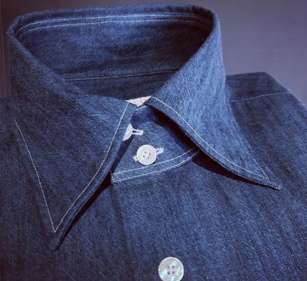 Chemise en denim Daniel Levy