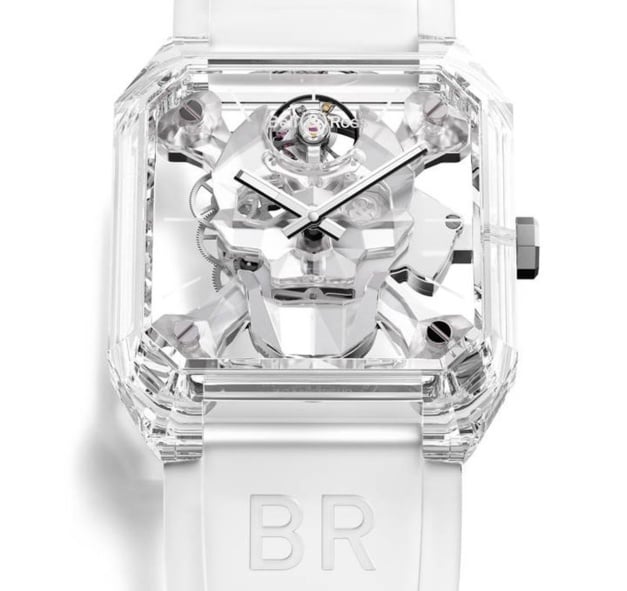 Bell & Ross BR 01 Cyber Skull Sapphire : la mort en toute transparence Bell & Ross BR 01 Cyber Skull Sapphire : la mort en toute transparence