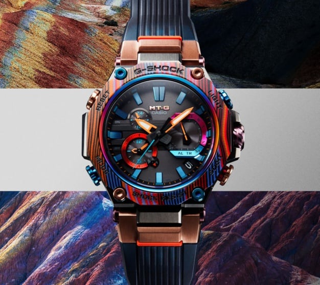 G-Shock MTG-B2000XMG-1AER : ionique, moirée et unique G-Shock MTG-B2000XMG-1AER : ionique, moirée et unique