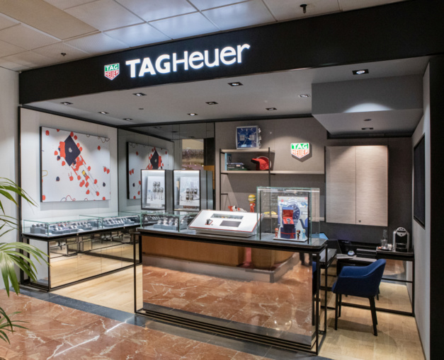 TAG Heuer : une nouvelle boutique aux Galeries Lafayette Haussmann