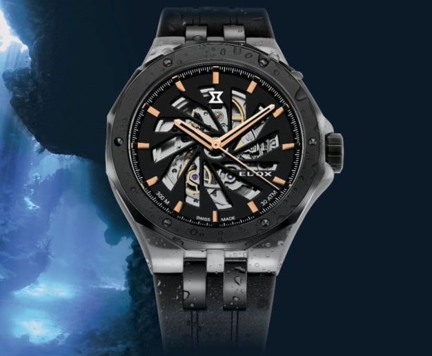 Edox Delphin Mecano : une sportive squelettée pour le 60ème anniversaire Edox Delphin Mecano : une sportive squelettée pour le 60ème anniversaire