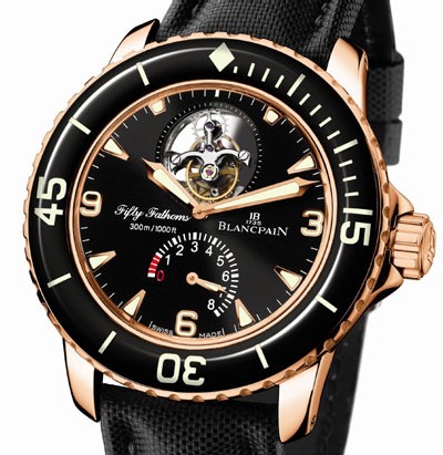 Fifty Fathoms Blancpain Tourbillon : une vraie montre de plongée avec tourbillon Fifty Fathoms Blancpain Tourbillon : une vraie montre de plongée avec tourbillon