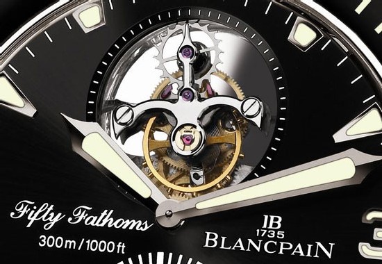 Fifty Fathoms Blancpain Tourbillon : une vraie montre de plongée avec tourbillon Fifty Fathoms Blancpain Tourbillon : une vraie montre de plongée avec tourbillon