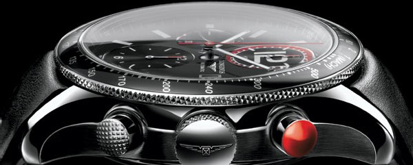 GrandeVitesse Longines Chronographe avec tachymètre sur la lunette GrandeVitesse Longines Chronographe avec tachymètre sur la lunette
