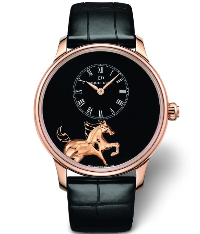 Jaquet Droz : trois nouveautés en hommage au cheval, animal du zodiaque chinois 2014