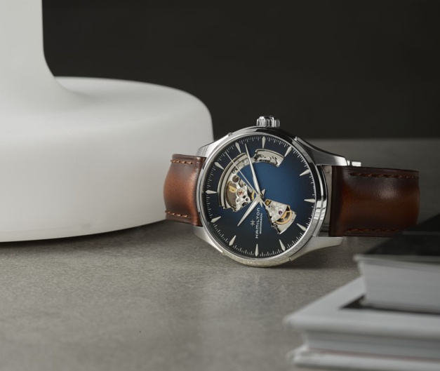 Hamilton Jazzmaster Open Heart 40 mm : deux nouveaux cadrans fumés Hamilton Jazzmaster Open Heart 40 mm : deux nouveaux cadrans fumés