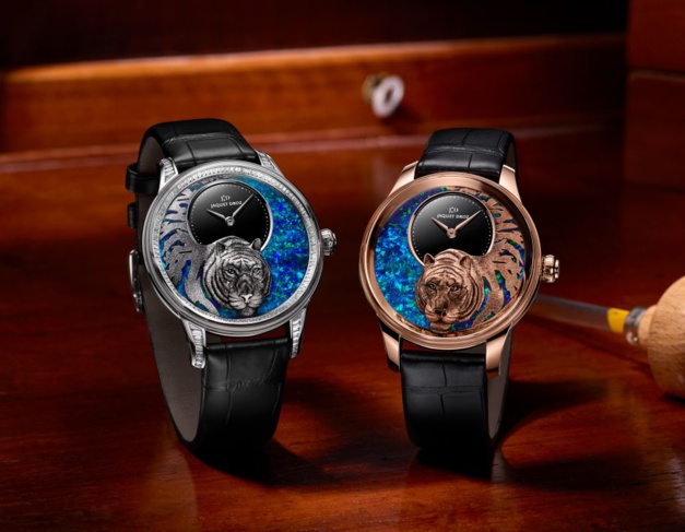 Nouvel an chinois 2022 : Jaquet Droz dédie six créations exclusives au tigre !