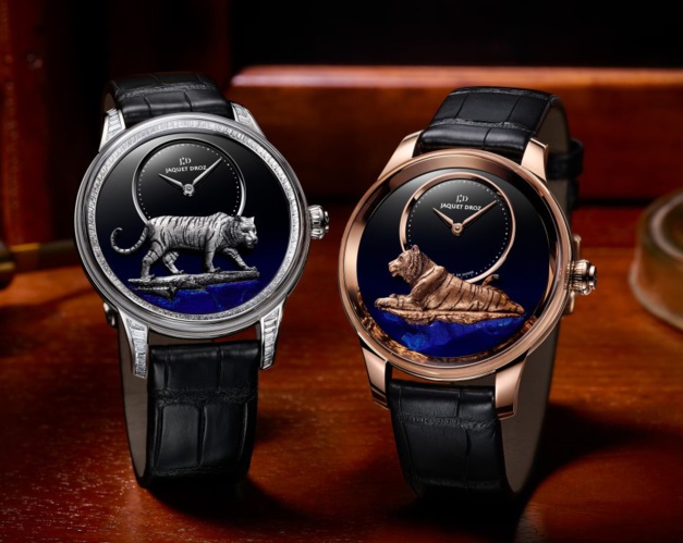 Nouvel an chinois 2022 : Jaquet Droz dédie six créations exclusives au tigre ! Nouvel an chinois 2022 : Jaquet Droz dédie six créations exclusives au tigre !